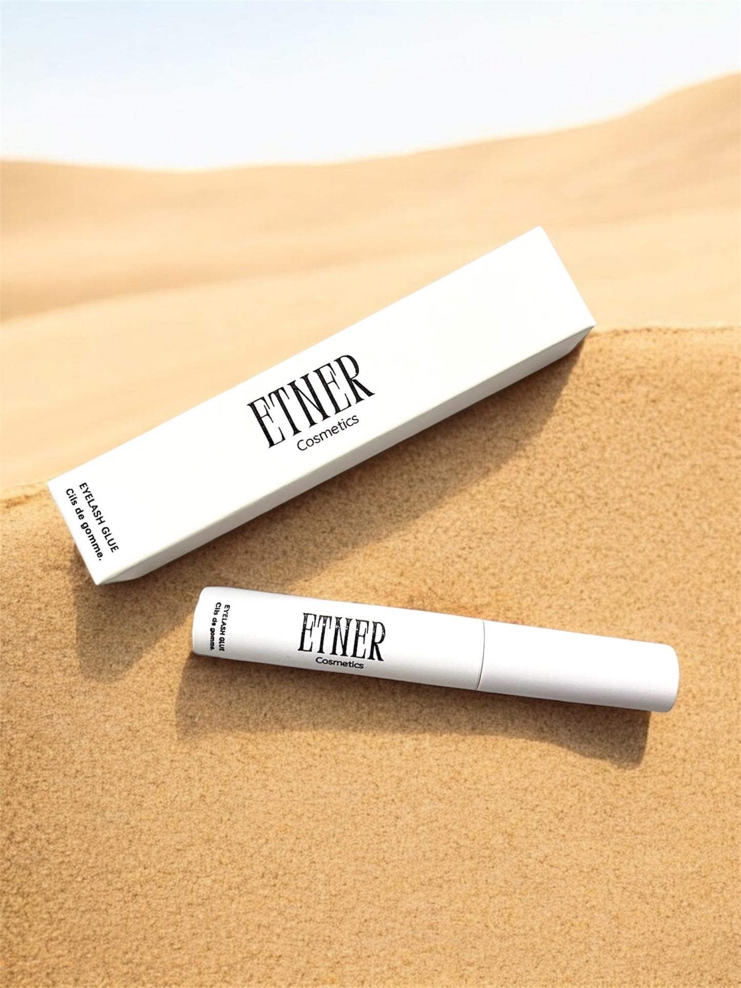 waterproof eyelash glue | clear finish, strong hold, zero irritation