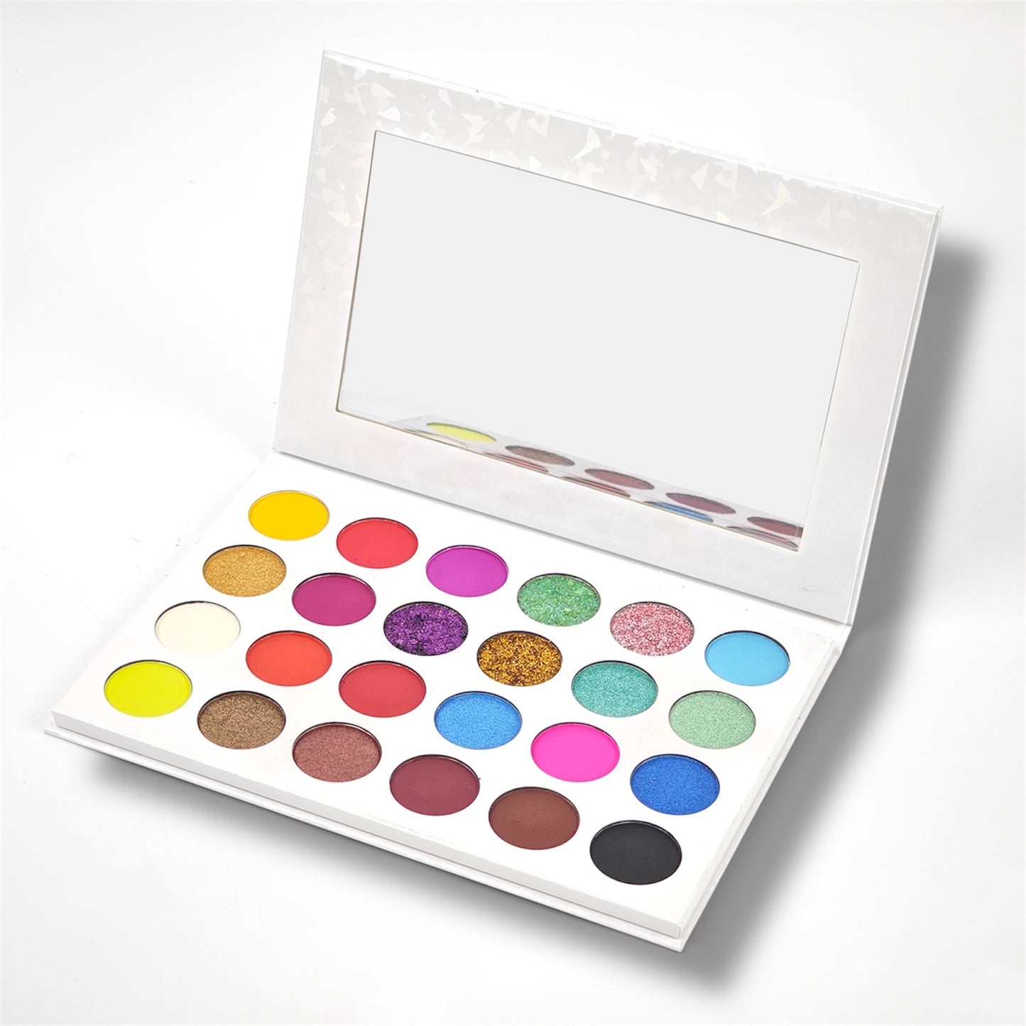 24-color eyeshadow palette | shimmer, sparkle + bold